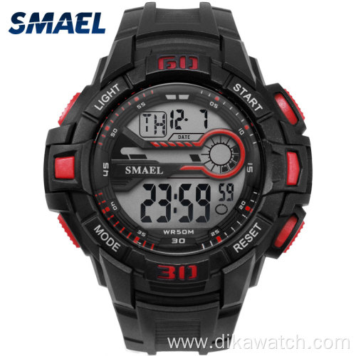 SMAEL Men Sport Watch LED Electronic Wrist Watches